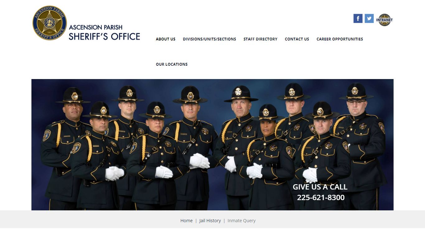 Jail Information/Inmate Query - Ascension Parish Sheriff’s Office